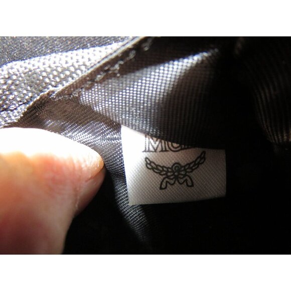 MCM München Visetos Leather Stud Embellished Backpack Laptop Bag - Picture 14 of 15